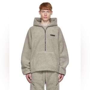 FOG Essentials Gray Polyester Hoodie
